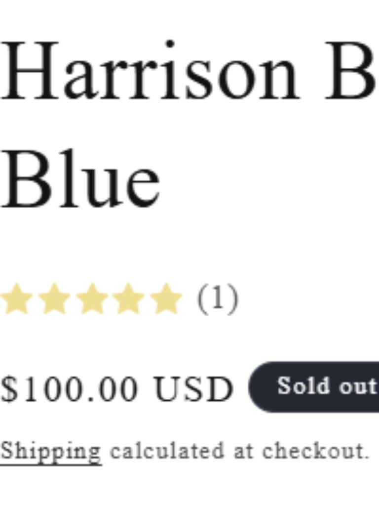 Nwt Harrison Boxer Stripe Pant In Blue Size M — image 7 of 7
